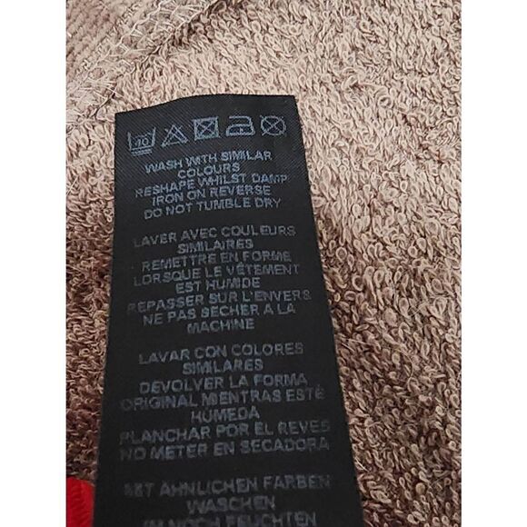 Red Asos Ribbed Midi Dress SZ 8 - Picture 6 of 6